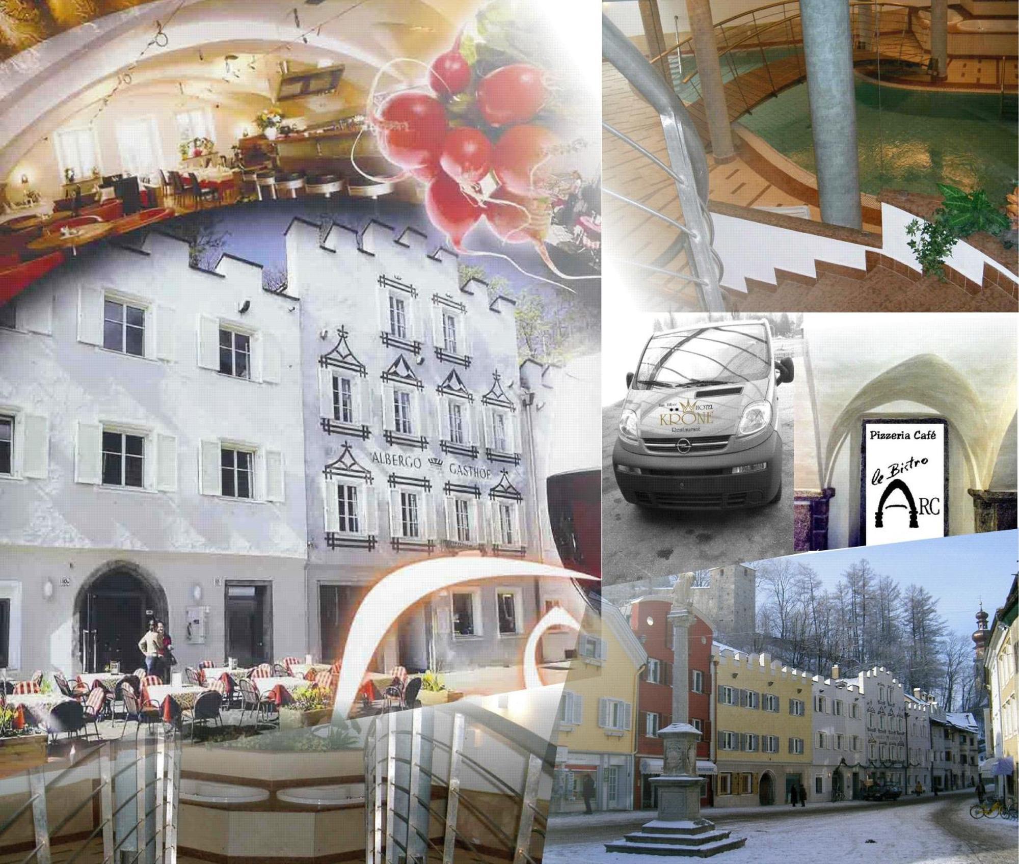 Hotel Krone Bruneck Buitenkant foto